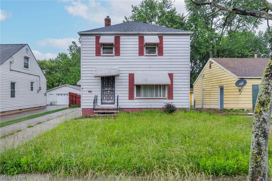 Captivating colonial home, being offered in its current condition, brimming with potential and awaiting your personal touch. 3-bedroom, 1-bathroom residence presents an exciting opportunity for savvy buyers.
Upon arrival, you'll be greeted by the timeless appeal of a colonial facade, boasting entrances on the front, side, and back for added convenience. Step inside to discover the allure of hardwood floors that grace the living room, dining room, and kitchen, illuminated by abundant natural light streaming through large windows.
The kitchen, complete with appliances and ample cabinetry, offers plenty of space. Upstairs, three bedrooms await, each adorned with hardwood floors and equipped with ceiling fans for comfort.
Descend to the partially finished basement, where bonus space awaits your creativity—a canvas for crafting your dream home office, recreation room, or fitness area. Adjacent, a convenient laundry room streamlines household chores.
Outside, a generous fenced-in yard provides space for outdoor enjoyment, complemented by a detached garage for parking and storage.
Embrace the opportunity to make this home your own—sold as-is, it invites you to unleash your imagination and create the perfect retreat.