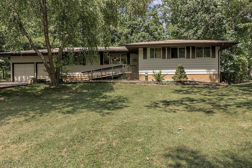 Nestled on a serene lot, this home offers the perfect blend of comfort and convenience. Featuring 4 bedrooms and 3 full bathrooms, this single-story home is designed for easy living. Step inside to find an inviting floor plan, with a cozy living room that flows seamlessly into the dining area and kitchen. There’s a flex room off the dining area ideal for an office or home schooling. The master suite provides a peaceful retreat with its own en-suite bathroom, while three other bedrooms offer plenty of space for family or guests. Hardwood floors, large windows, and neutral décor create a warm and welcoming atmosphere throughout the home. Full basement awaits your final touches for additional living space or storage. Close to shopping, parks, and major highways, for easy access to downtown Cleveland. With a little love, this charming ranch can be more than just a house – it can be the perfect place to call home! Don’t miss out on this rare opportunity to own a piece of Strongsville’s best!