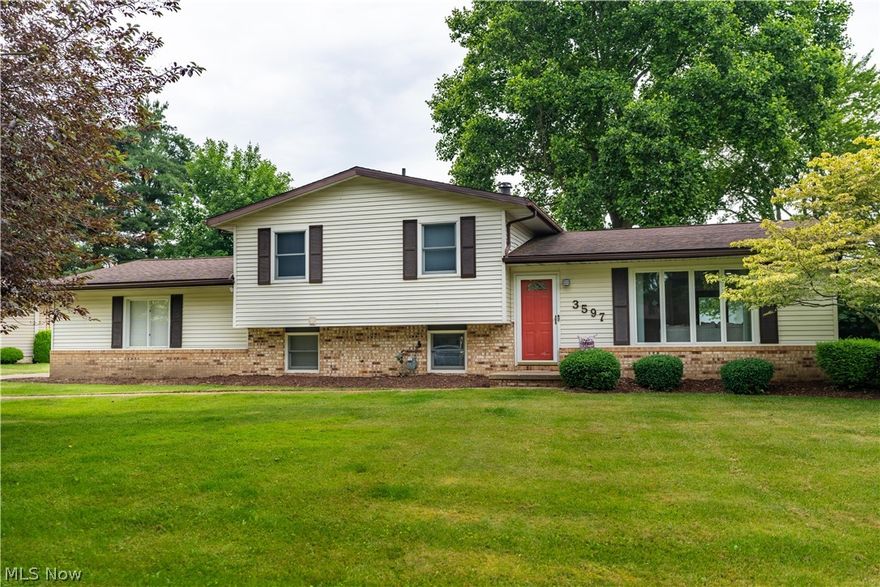 This attractive three level split is nestled on lovely, treed lot in the Winchester Hills Allot. in Plain Township. First floor features LRoom & DRoom with LVT/vinyl flooring, & sliding glass doors from DRoom give access to rear, wood deck. Excellent kitchen w/oak cabinets, newer stainless appliances, double sinks, pull-outs in pantry, & LVT/vinyl flooring. Second floor will showcase three spacious, carpeted bedrooms, full bath w/Jack & Jill access to Master Bedroom & hallway. Second floor bath w/updated tile shower, cabinet for storage, & solid surface counters. Lower level boasts FRoom w/brick/gas fireplace (grey laminate planked floor), half bath w/newer floor, & newer commode. In addition, on lower level is 19x11 utility room w/laundry area, second refrigerator, & access to attached, double garage.  LED lights, motion/light switch. Special features/updates: hot water heater (2021), furnace/AC (2018), dishwasher (2021), kitchen appliances (approx. 1 year), cement drive & front brick sidewalk, side load garage, Aprilaire, Andersen windows, storage shed, all new switches & plugs, new insulated garage door & opener. Surveillance which includes Nest Doorbell, Nest Smart Lock, Nest camera w/floodlights, Nest wireless camera for back door, garage door, & driveway. Electric dog fence w/transmitter (new owner needs to purchase collar). Public sewer and well. See this wonderful home.