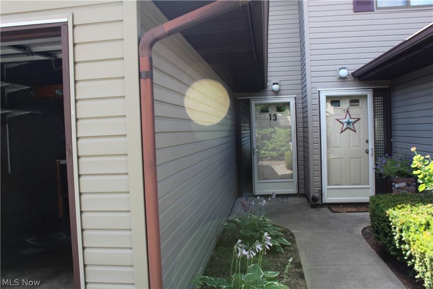 Great condo in the popular Breckenridge Condominiums in Seville. The first floor galley kitchen with custom breakfast bar (barstools can stay) opens into the dining area and living room. Private patio off the living room to relax and enjoy small town condo living. Upstairs you will find two good-sized bedrooms with lots of storage and closet systems already in place, and a full bath. The single car garage offers a built-in workbench, plenty of shelving, and a storage loft. Easy access to I-76 and I-71. New water heater in 2019 and new clothes dryer in 2018. Agent owned. $1000 appliance allowance with full-price offer.