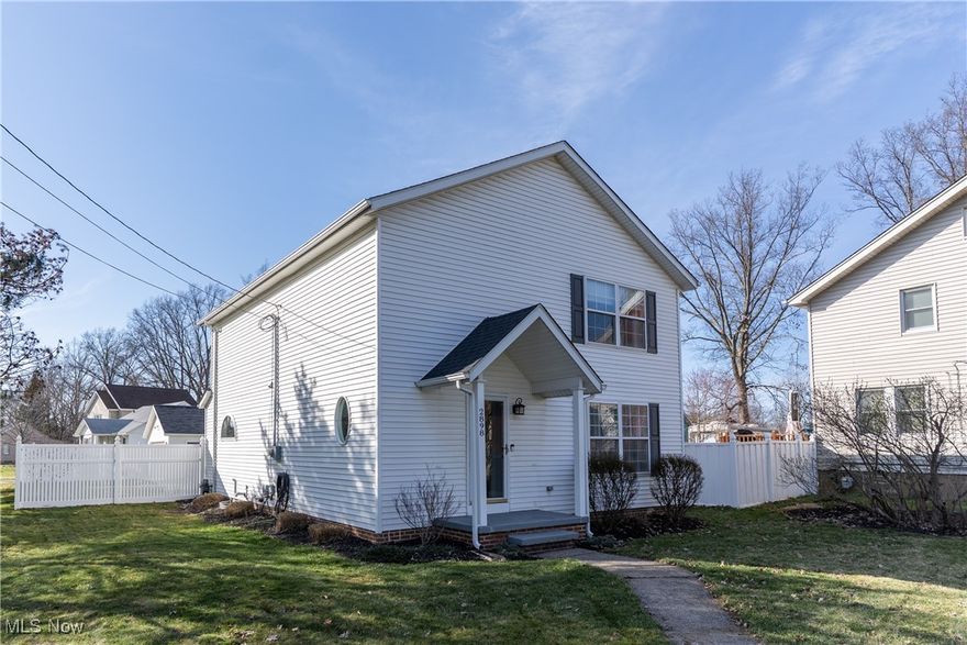 Welcome home to this meticulously maintained modern farmhouse in Willoughby! This property boasts many great amenities. First floor Laundry Room, Large Master Suite has a glamour bath and extra large walk-in closet that was completely built out in 2023. The Two Additional Bedrooms are a generous size and have plenty of closet space and Storage. The Private Backyard has a 6 ft Vinyl Fence (2017) and an Oversized Deck Great for Entertaining. Full unfinished basement offers great storage or opportunity to finish into additional living space in the future. Large 2.5 Car Garage access on Hurricane Dr. Less than 1 mile from the Chagrin River metropark. Furnace and air replaced in 2021, landscaping replaced in 2019, roof and skylights replaced in 2016. You will not be disappointed. Come and tour this great property today!