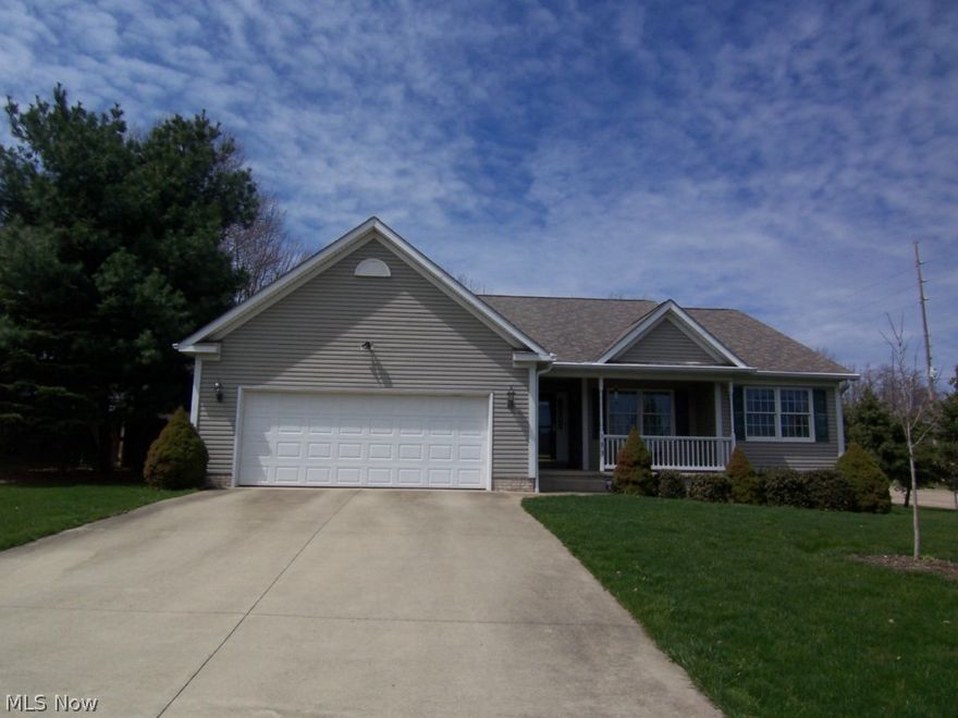 Welcome to this fine quality built Ranch style home. Vaulted Great Room with fireplace and plush style living. Beautiful appliance kitchen featuring Island and open space for the finer chef! Prestigious master suite with walk in closet, full bath and space for king size. Two additional bedrooms, one being used as office/den. First floor laundry, full size basement, clean and offering plenty of storage. Attached two car garage. 
Over insulated with quality double pane windows. Quite, convenient location.
