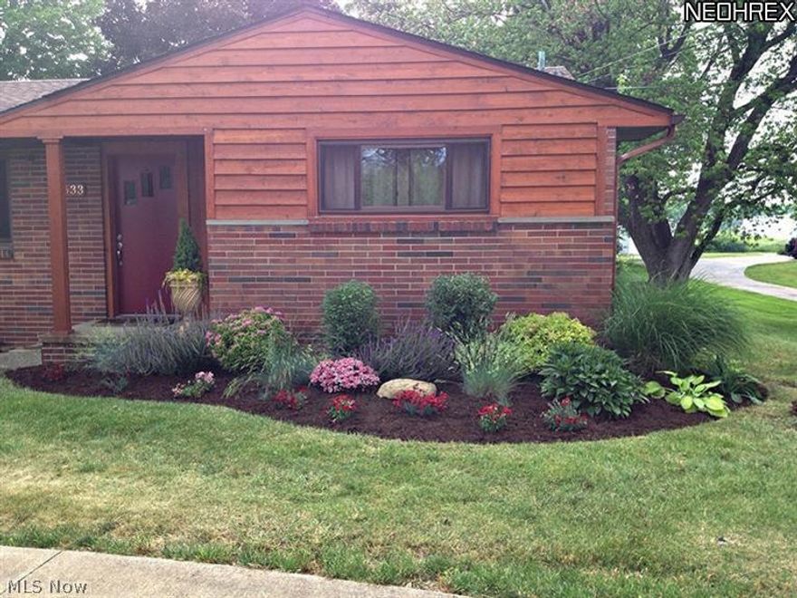 Handsome 3 Bedroom brick and cedar ranch with many updates on 1 acre lot. Remodeled kitchen and bath. Includes appliances. Newer carpet throughout. Finished basement with man cave and storage. New furnace in 2009, New AC in 2013. New roof in 2003. New hot water tank in 2007. Circular Driveway. Convenient access to Highways, schools, parks and shopping.