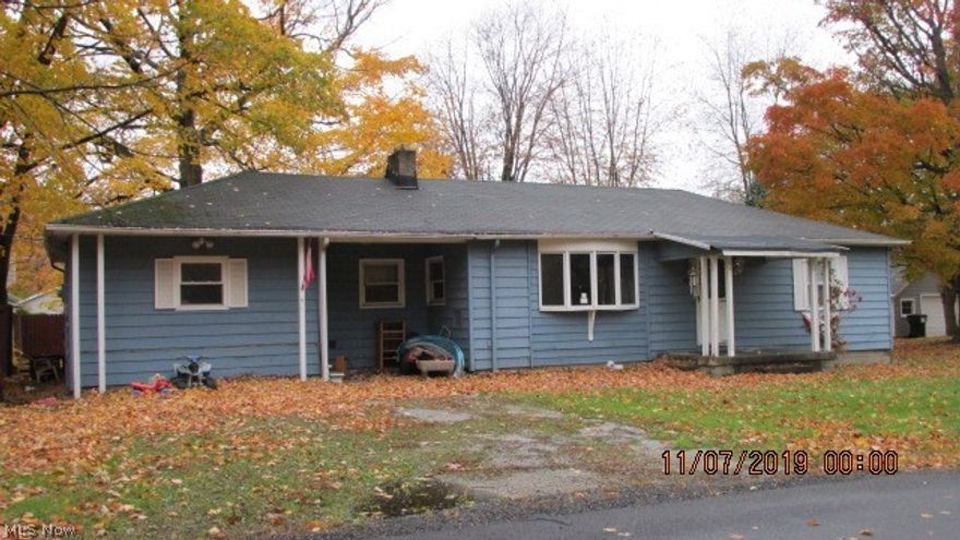 Investors welcome. This could be a winter project for someone with insight and the ambition to make this property some ones home. Two good size bedrooms, large kitchen, living room and family room. House will need  work both inside and out. There is a very nice outbuilding/shed in the rear yard. Wood fence has been damaged and will need attention. This will not last long in todays market.