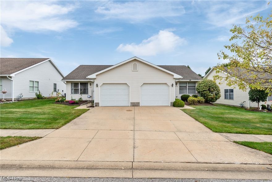 Wow! Check out this move-in ready 2 Bedroom, 2 full Bathroom ranch in Austin Heights! In need of first level living? Look no further as this home offers all amenities on one floor. Plenty of space for entertaining as this home has an open concept layout from kitchen to dining room/ living area with a breakfast bar! To compliment the interior, the exterior features an attached 1 car garage and a low maintenance patio that can be accessed from a sliding glass door inside one of the bedrooms. You will not want to miss the opportunity to see this beautiful home! HOA fees $175/mo includes landscaping, exterior building, snow removal. Contents of the home are available to remain with sale if desired.