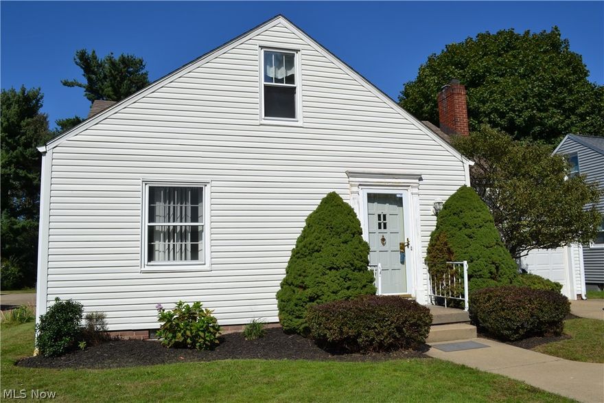 Cute bungalow in North Canton School district. There are two bedrooms on the first floor and two bedrooms on the second floor. The first floor has a nice size living room with a fireplace, dining room and a cute kitchen that has windows overlooking the backyard. The location of this home is perfect if you want to be close to everything! Schools, highway, shopping, and restaurants. Immediate occupancy.