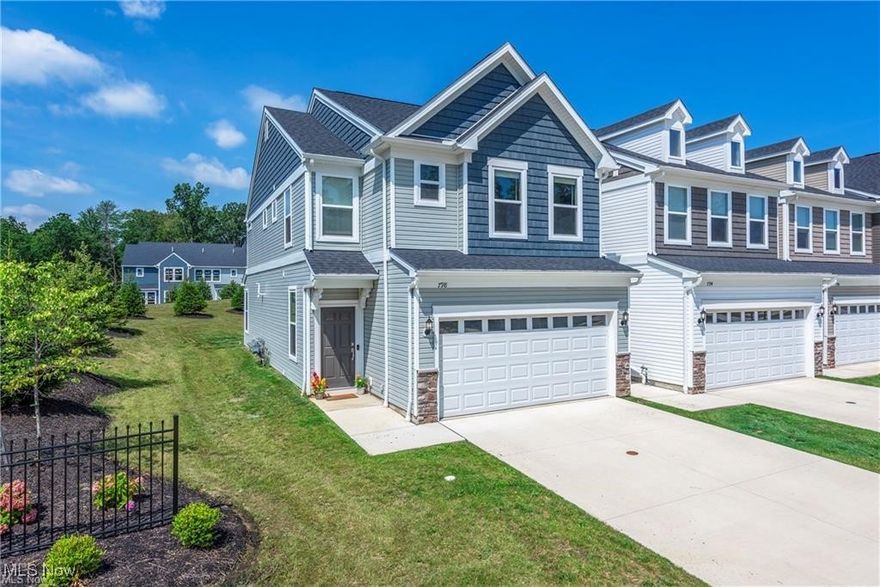 Welcome to modern living in Westlake! This stunning 2022-built end-unit townhome offers over 2,050 sq. ft. of thoughtfully designed space and is now available for rent or rent-to-own—a rare opportunity in this sought-after community.  Step inside to discover an open-concept layout featuring a bright, sun-filled living area, a beautiful kitchen with quartz countertops, and all appliances included. The end-unit location provides extra windows that flood the home with natural light, while the main-level sunroom creates a perfect spot to relax or entertain.  Upstairs, the spacious owner’s suite feels like a private retreat, complete with a cozy sitting area and convenient second-floor laundry. With three bedrooms, 2.5 baths, and a two-car attached garage, this home combines style and function effortlessly.  Located just minutes from Crocker Park’s premier shopping, dining, and entertainment, you’ll enjoy both comfort and convenience in one of Westlake’s most desirable neighborhoods.