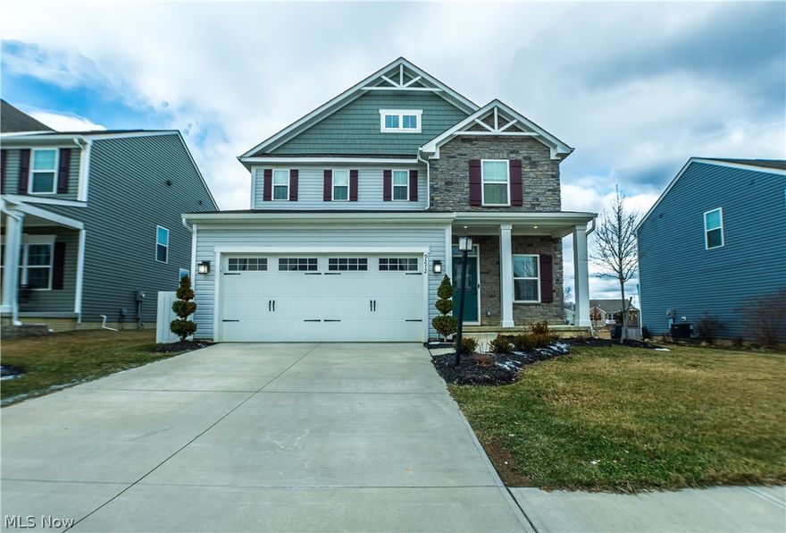 Welcome to 9272 Nash Lane, the one you have been waiting for! This four bedroom two and a half bathroom beautiful new home is move in ready! Featuring a bright open concept eat in kitchen that flows right into the family room! Everywhere you look you will notice additional WOW factors such as quartz countertops, coffered ceiling and crown molding in the family room, as well as engineered hardwood floors! When you make your way upstairs you will be greeted by a spacious master suite complete with walk in closet! Upstairs you will also find three additional bedrooms and convenient second floor laundry! As a bonus, head down and check out the finished basement giving you that additional living area and plenty of room for storage. Call today to schedule your showing and make this home yours!