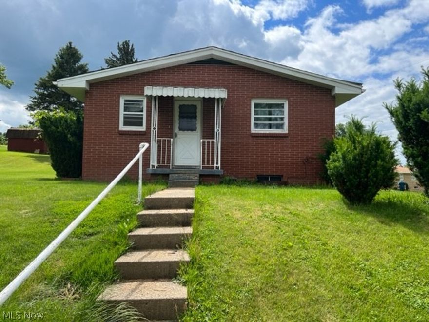 2 bedroom ranch home on a nice lot.