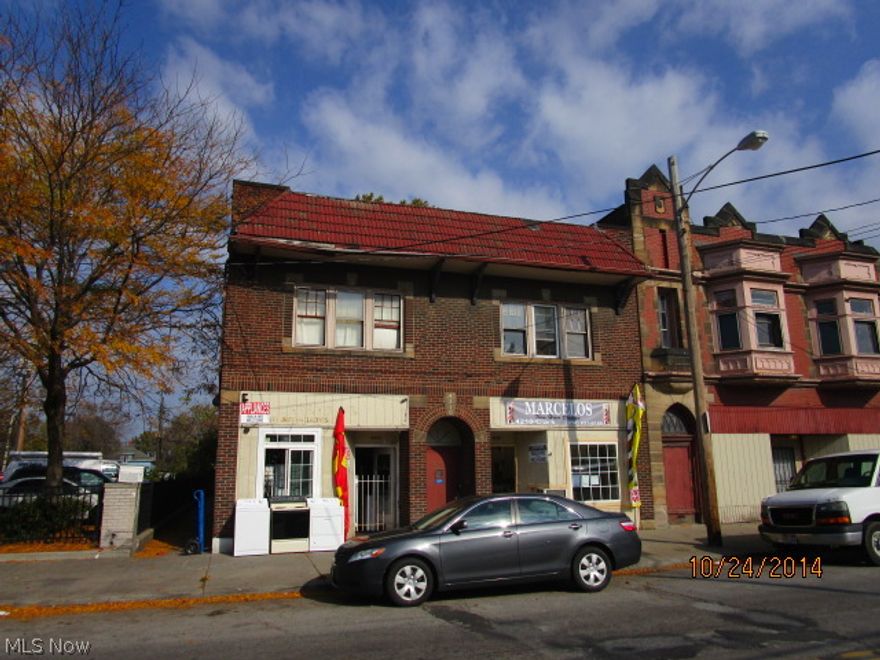 Great investment property! 2 retail stores in front plus 6 unit apartment complex in Cleveland's west side. Solid brick construction. Don't miss this opportunity! All offers must be submitted with pre-approval letter or proof of funds. Buyer's responsible for due diligence: all back taxes, assessments, water/sewer, any city violations and both sides of closing costs that may be associated with this property.