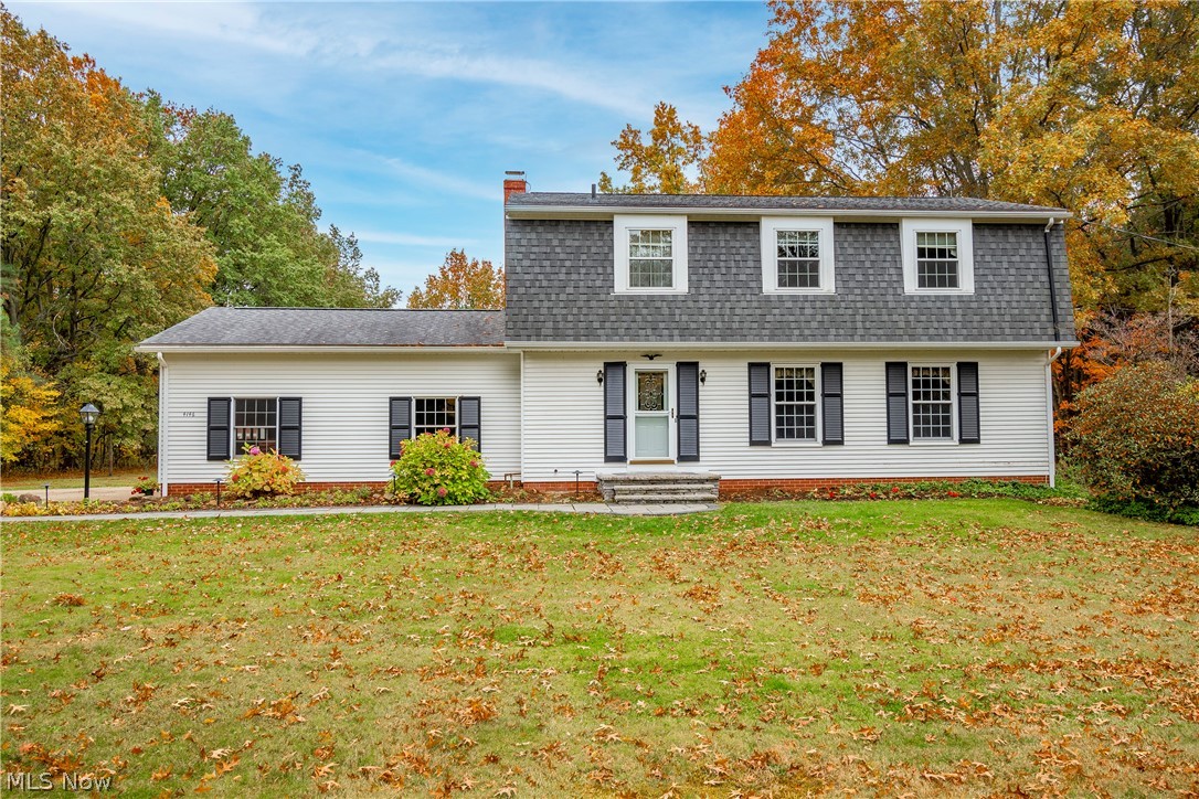 Welcome home to 4146 Swain Drive! You do not want to miss this 4 bedroom, 2.5 bathroom colonial sitting on over 3 acres of land on a peaceful dead end street! This amazing home boasts large gardening areas, a storage barn, a spacious back deck and over 1900 sq ft! The main level offers a kitchen, living room, half bath, and a family room featuring a fireplace and built in shelving. Sitting off of the kitchen is a dining space with sliding glass doors giving access to the deck and beautiful backyard with serene wooded views, perfect for entertaining. Make your way to the upper level to find four bedrooms and two bathrooms. Both full bathrooms were renovated in 2015 and one is located in the owner's suite that also features a walk-in closet. The full basement is half finished and includes a washer/dryer area, double closets, and loads of storage space. Don't miss your opportunity to own this home. Schedule your private viewing today!