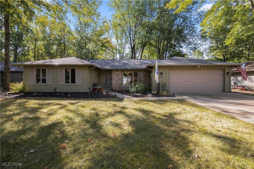 Prepare to Fall in Love with this Sprawling 3-Bedroom, 2.5 Bath Ranch, with true One Floor Living.  Tucked perfectly away on a quiet dead-end street, this home was built by Bob Schmitt Homes, who are known for their signature floor-to-ceiling closets and beautiful woodwork, offering abundant storage and timeless detail throughout.
Upon entering this fabulous home, you’ll find a Spacious Living Room and a Formal Dining Room with Elegant White Wainscoting.  A bright Eat-in Kitchen features Newer Appliances, Tile Backsplash, 2 Pantries, a Built-in Bench, and Gorgeous Cabinetry. The cozy Family Room has a Gas Brick Fireplace with Wood Accents and offers the perfect view into the Picturesque Backyard.  
The Primary Suite is a true Retreat, also with backyard views.  It offers a Walk-in Closet with shelving, an additional Linen Closet, and a Private Bath with a Double Vanity.  Along with the 3 spacious Bedrooms, there’s a flexible 4th Room ideal as a Guest room, Office, Playroom, or Den.  A Laundry Room with built in cabinetry is located off the Oversized 2 Car Garage.  An additional Full Bathroom, and a Powder Room complete the beautiful interior.
Step outside to your own Private Oasis— a Fenced in Yard and a Patio with a Pergola houses a warm and inviting Hot Tub - which would feel wonderful in those cool evenings to come. This all overlooks the Serene and Secluded Backyard, just perfect for Relaxing or Entertaining.
This home has been Lovingly Maintained with Significant Updates: Roof (2022), New Luxury Vinyl Flooring in many rooms (2025), Fireplace (2020), Some Windows (2018),  Furnaces/AC Units (2021)... and More!
Truly move-in ready, this home combines space, style, and peace of mind—all in a desirable, quiet neighborhood.