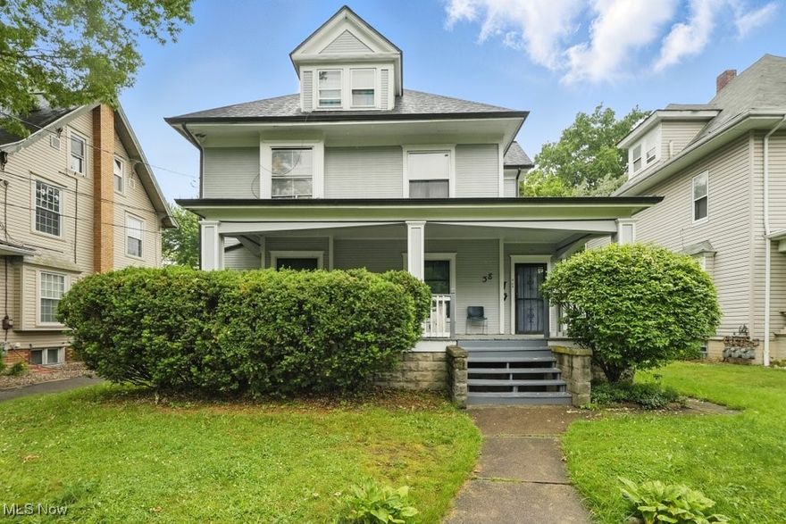 Come check out this rare opportunity to own a Highland Square Gem! This beautiful Triplex is within view of Mary Coyle & Angel Falls Coffee, providing great access to all of the amenities that Highland square has to offer! The property fully rented and has been lovingly cared for! The exterior boasts a beautiful covered porch, a brand new roof, and a detached one car garage. The first unit is a 1 bedroom, and is currently rented at $925/mo with a long term tenant. Unit Two is a 2 bed unit, with a fantastic tenant who has been there for 10 years. Current rent is $850/mo. Unit 3 is a studio, current rent is $775. Owner currently pays all utilities, but gas and electric are separately metered, allowing you to have tenants pay on future leases. Don't miss out on this one, it won't last long! Schedule a showing with your favorite agent today!