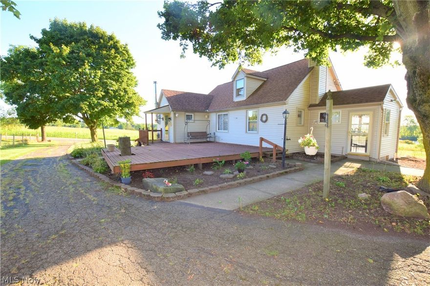 Welcome to 13469 Bayton Street! This 3 bedroom, 2 bathroom home is located on two acres of peaceful land in Alliance. The spacious eat-in kitchen has a lot of storage space and windows allowing sunlight to shine in. If you want, you can keep the home extra warm and toasty in the colder months by utilizing the wood-burning stove located in the living room. Finished basement is an awesome area to hang out with a kitchen, living area, and full bathroom. This home also has a large, wooden patio off the front of the home that’s perfect for relaxing or entertaining in the warmer months. Don’t miss out on this lovely home!