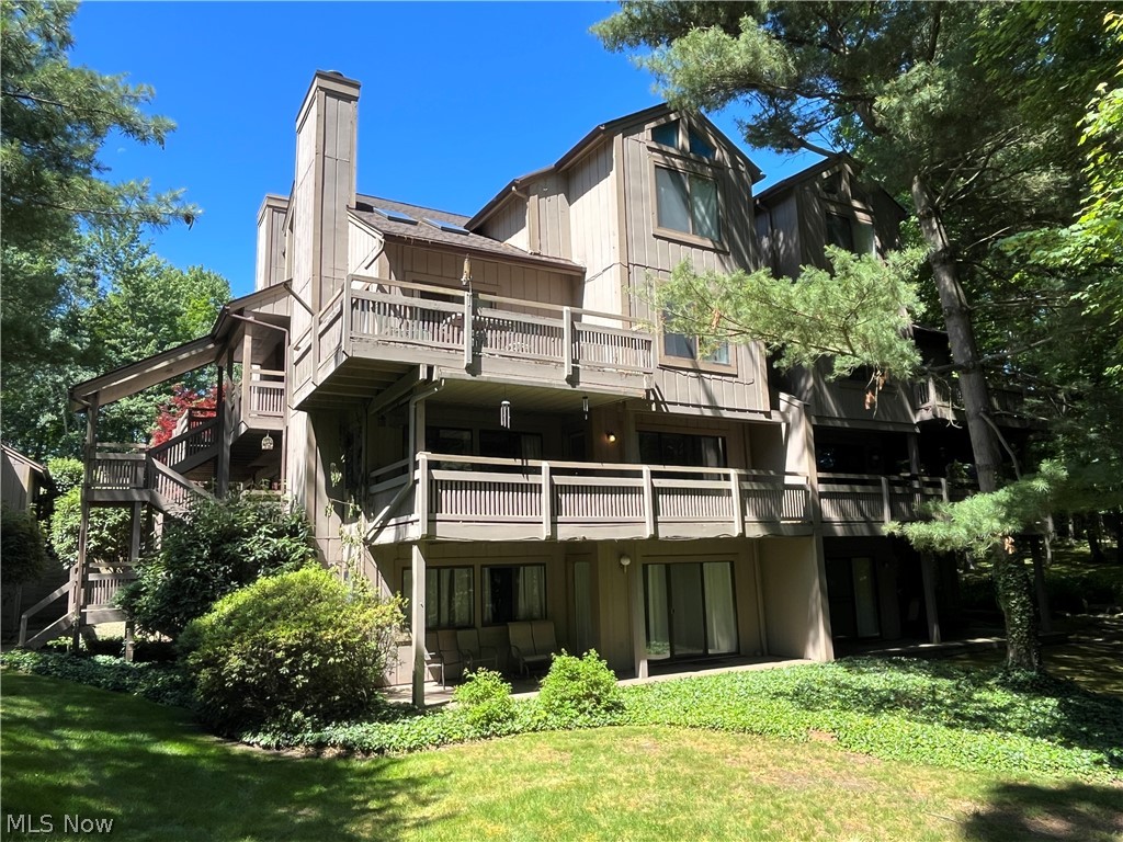 Welcome to true first floor living! Nestled in a beautifully serene, wooded canopy- this condo has everything you are looking for. With no steps in any part of the home; including from garage to interior, there are no worries of having to navigate steps. In this inviting home, you have all new LVP flooring in the living room, dining room and additional family room with a wall of windows, looking out over the trees and ravine. The kitchen has ample counterspace and cabinets, along with all appliances staying with the home. Both bedrooms are oversized with large closets and the primary suite has attached full bathroom. The unit has a detached 1-car garage, right next to the unit. The neighborhood is close proximity to highways, shopping, dining and hiking trails. Call today to schedule your private showing!