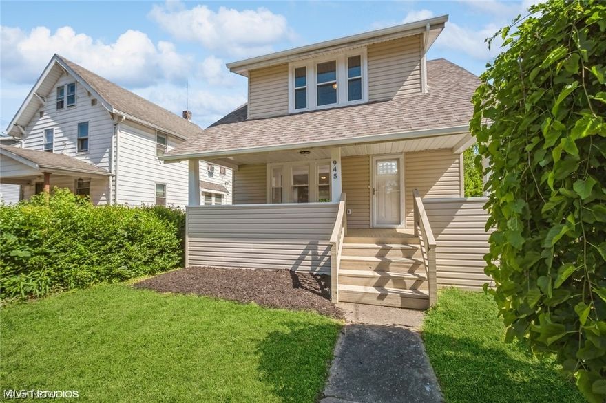 Beautifully updated 2 BR Colonial!  New vinyl siding, new roof, new windows, new Furnace and Central Air, new plumbing, updated Electrical service. New White Shaker style Kitchen.  Updated Bathroom.  New flooring and paint throughout!  Nice covered back porch overlooks large fenced yard, and nice front porch too.  2 Car Garage.  Don't miss out on this one!  This is a Fannie Mae HomePath Property.