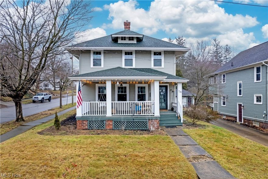 LOCATION! LOCATION!  Near College Of Wooster, shopping, schools, medical and just about everything else.  Ready to call this adorable Colonial home yours?  Do not miss out!  Home features many updates.  AC unit is approximately 3 years young.  Basement features a half bath (not enclosed in).  You will love the updates made to the kitchen which sits directly off back patio & dining room.     
    When entering from front door, you will be sheltered under the large covered porch from weather elements, which we know in Ohio is unpredictable. You will enter into a spacious foyer off the large living room.  Three bedrooms and one full bath upstairs, detached two car garage are all just a few things of many to mention.  Call your favorite REALTOR and schedule your private tour today.

**Fireplace is currently blocked, owners state the gas line still runs under it if one would choose to have it unblocked and made operable again**.