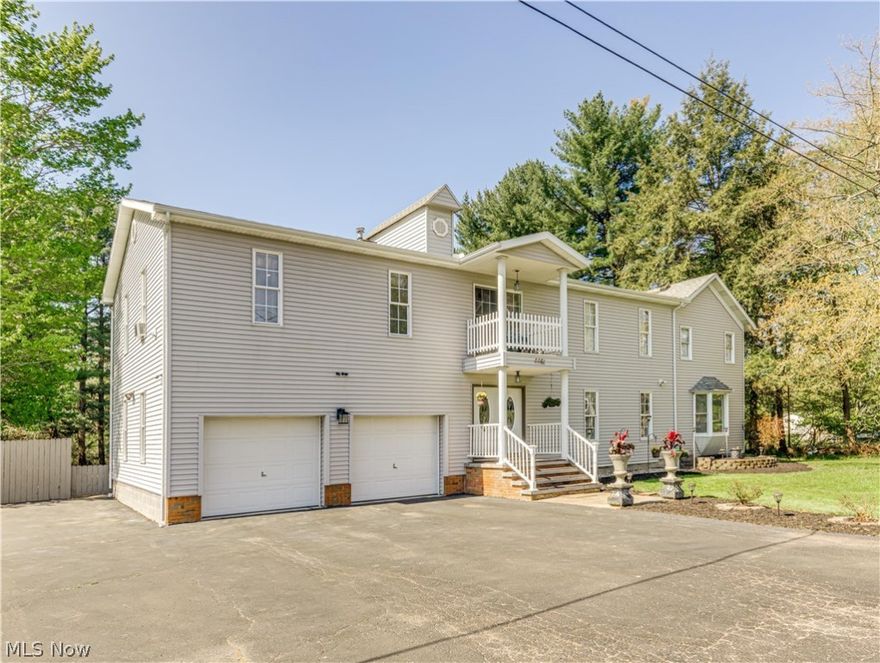 Welcome to this Unique Colonial Home! This home has had many updates and provides lots of space. As you enter the home there is a large foyer perfect for a sitting area or whatever your need may be. There is spacious living room on the first level as well. The owners used it as a formal dining room. There is a convenient first floor laundry room and the washer and dryer do stay. The eat in Kitchen is the heart of this home. It has been updated and it makes you feel right at home as you enter. There are new vinyl floors and updated counter tops. The appliances will all stay. Off of the kitchen is the back porch sunroom area. Plenty of extra space for entertaining. Upstairs there are 4 bedrooms and 2 full baths as well as a spacious family room. The family room has a very cozy fireplace.  The master bedroom is very spacious and has its own bath with double sinks and a sunken tub.  There are 3 more bedrooms on this level, one is being used as an office. The property has 2 lots that total