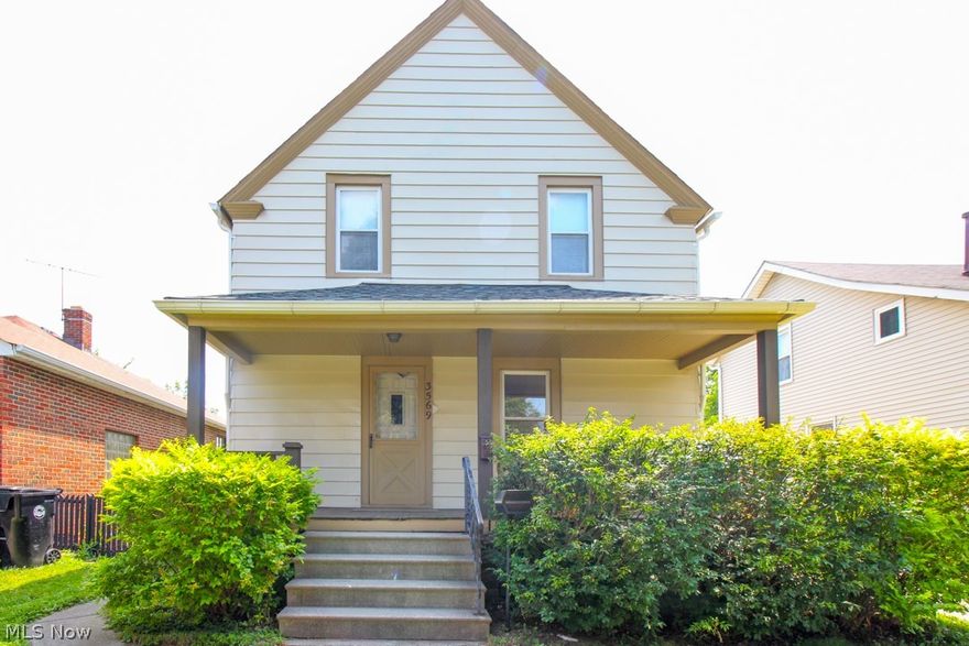Beautifully maintained Cape Cod in the Jefferson neighborhood! Move-in ready, or make small changes to add your personal touch! Original hardwood throughout the living room. New carpeting on second floor and master bedroom. Remodeled first floor half-bath. New paint throughout. Stylish claw foot tub in main bath. Large front porch and second floor back porch. Spacious backyard, fenced in on three sides. All appliances stay.