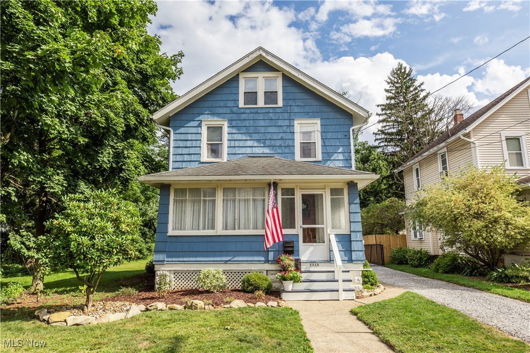 This beautifully maintained 2-bedroom, 1-bath home is full of character, featuring spacious rooms and original wood doors and trim that add timeless charm. Relax on the inviting front porch or enjoy the back patio overlooking the backyard and adjacent city-owned side lot for extra open space. Inside, you’ll find a versatile third-floor area—perfect for a home office, workout room, or extra living space—as well as plenty of storage in the basement, which was dry-locked in 2020 when the gutters were updated. Additional recent improvements include a newly sided garage, fresh interior paint, updated many vinyl windows and thoughtfully landscaped grounds. With its warm character, generous layout, and move-in-ready condition, this is truly a must-see home that won’t last long. Close to shopping, restaurants and highways. Home is being sold AS IS. Seller to make no repairs.