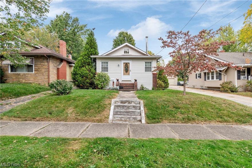 Introducing an exceptional new listing at 1601 Pilgrim St., Akron! This charming home features 3 bedrooms, 1 bath, and a host of updates. With a new furnace (2021),  hot water tank was replaced in (2016), newer windows, and kitchen appliances that stay, this property offers modern comfort and convenience. The refreshed bath, freshly painted interior walls, and new carpet in the bedrooms add a touch of elegance. The basement has also been painted, and some new lighting fixtures throughout enhance the ambiance. Don't miss this opportunity to own a gem like this – schedule a viewing today!