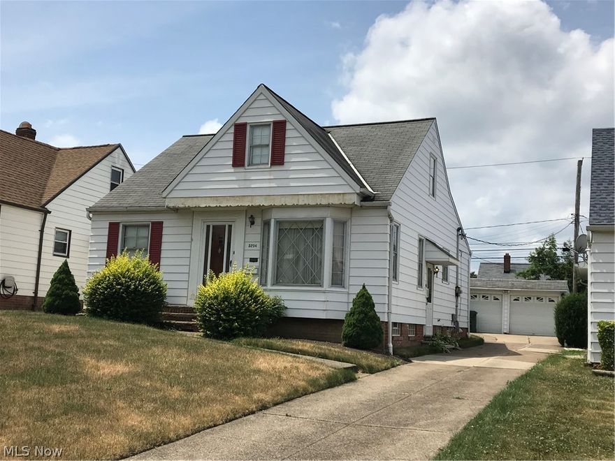 Three bedroom cozy Bungalow in need of a new owner. Home features a large kitchen with all the appliance.Two bedrooms are on the first floor and both are nice size with hardwood floors and solid wood doors, all in great condition. Living room features a decorative fireplace making it feel warm and welcoming. Basement is partially finished and has a bathroom with shower stall. Second floor has a large Dormer bedroom or craft room for a quite private area.  Backyard features a patio and a two car garage. Home is located close to schools, shopping, hospital, rec center and freeways. Easy to show!