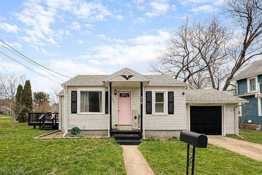Charming, move-in ready ranch with a warm, inviting feel throughout! This well-maintained 3-bedroom home offers a perfect blend of comfort, character, and functionality—ideal for buyers looking for a space that truly feels like home from the moment they walk in.

Step inside to find a bright, open living area filled with natural light, featuring updated flooring and a layout that flows seamlessly into the kitchen. The space has a cozy, homey vibe with neutral tones, modern touches, and great sightlines, making it perfect for everyday living and entertaining. The kitchen offers ample cabinet space, stainless appliances, and a functional layout with bar seating, all complemented by beautiful hardwood flooring that adds warmth and character.

All three bedrooms are comfortably sized, including a charming nursery and spacious primary, while the full bath is clean and functional with room to personalize over time.

One of the standout features is the large additional living/flex space with rich wood-paneled walls, perfect for a second living room, playroom, office, or bonus area—giving you flexibility that’s hard to find at this price point.

Outside, you’ll find a detached 1-car garage, extended driveway, and a nice yard with a deck, ideal for relaxing or entertaining. The home sits on a quiet street with a welcoming feel, adding to its overall appeal.

Major components have been cared for, including a roof replaced in 2011, updated PVC plumbing, and a serviced HVAC system, offering peace of mind for the next owner.

Whether you’re a first-time buyer, downsizing, or looking for a solid, affordable home with character and usable space, this one checks all the boxes.
