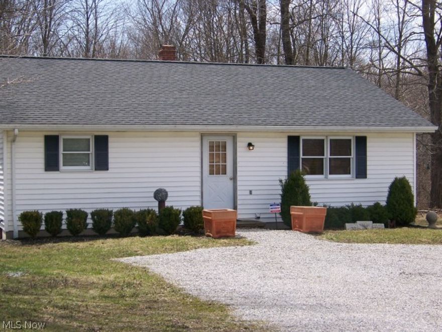 Opportunity knocks! Three buildings on 2.6 acres with 514' frontage.  Building I: Very neat one bedroom home with 976 sq. ft.  Great room, master bedroom, country kitchen, deck, basement, new roof and many updates.  Building II: Pole building 48' x 30' with 3-12' insulated doors.  Concrete floor - loft - 14' ceilings- metal siding and roof.  Building III: Older house with 4 main rooms that was used as a bar.  The old building needs much work. The septic system has been updated and is set to service the two houses.  The entire property is zoned residential under Guilford Township Zoning. Take time to drive by.
