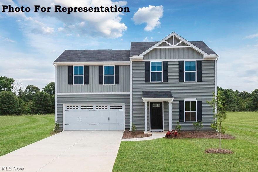 Why rent? You can own this quick Move-In Ready home in our NEW PHASE. At Ryan Homes’ East New Haven, everything is included – the lot, all appliances and landscaping! This home offers 4 bedrooms, 2.5 bathrooms, a full basement and an attached two car garage. The kitchen features an island, stainless steel appliances and upgraded white cabinets, and the basement has rough-ins for a future full bathroom. Most affordable news homes in Summit County! This desirable community has a basketball court, bocce and horseshoe courts, playground and pavilion. Don’t miss out on this special Grand Opening pricing! Photos for Representation only.