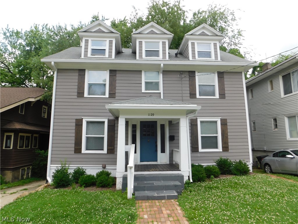Sellers will consider rent-to-own/ lease purchase! Buyers don’t miss the chance to rent-to-own or purchase this 5 Bedroom, 2 ½ bath, classic colonial on desirable Jefferson Ave in West Akron. Recently renovated, this home features the charm and architecture of the 1920’s with upgraded modern features and fixtures. The inviting entrance will greet visitors to the open floor plan perfect for entertaining and the upgraded chef’s kitchen boasts large workstation island, granite counter tops, custom back splash and stainless-steel appliances. Newer installed laminate floors flow from the kitchen throughout the formal living room with wood burning fireplace accenting the bright, cheery sun room with French doors perfect to enjoy morning coffee. ½ bath completes the first floor. 2nd floor features a master bedroom and 3 additional spacious, carpeted bedrooms with ample closets and storage space, ideal for extra living and an updated, tiled, 2nd floor full bath. 3rd floor features a huge maste