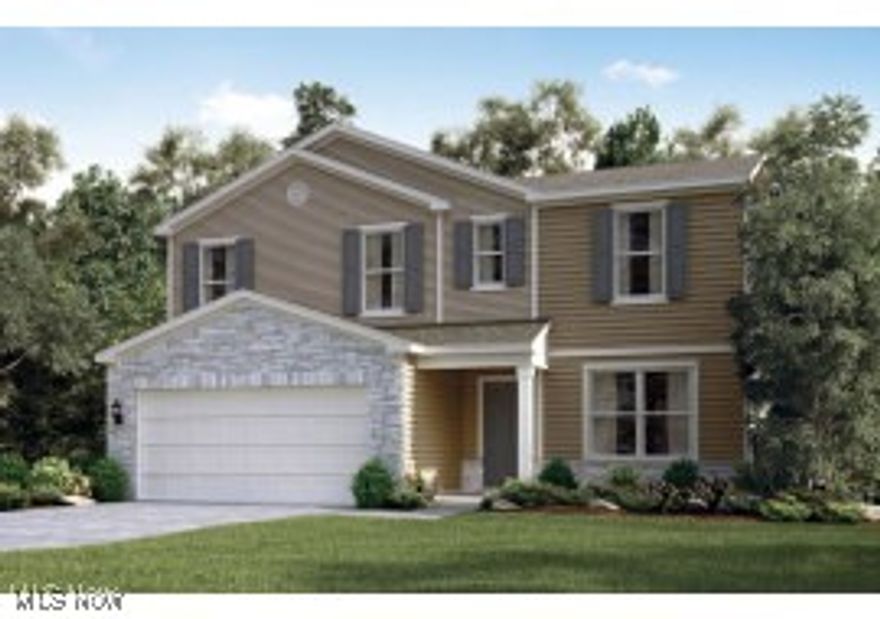 Welcome to your future dream home! This beautiful 4-bedroom, 2.5-bathroom home, currently under construction, offers approximately 2,264 square feet of living space. Designed with modern living in mind, this home features a versatile flex room on the main level and a spacious loft upstairs, perfect for a home office, playroom, or additional living area.
The home boasts an upgraded design package, including luxury vinyl plank flooring, elegant quartz countertops, and stylish 42" dark grey cabinets. The unfinished basement provides ample storage space and potential for future customization.
Located in the highly sought-after Tallmadge, OH, this home is part of a top-rated school district and offers convenient access to shopping, restaurants, and the expressway. Completion is slated for April, making this the perfect time to secure your new home.