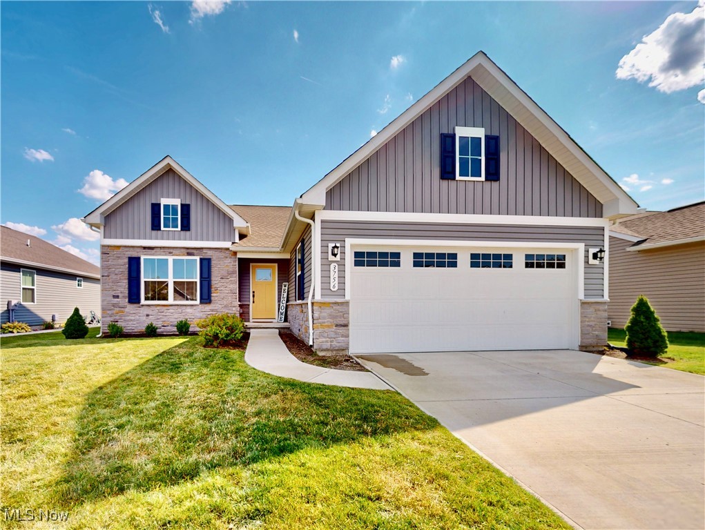 Wonderfully appointed Hidden Village Ranch! Only 2 years young, the open concept design and custom details add charm to this lovely home. The split floor plan provides owner privacy with two large bedrooms on one side of the house and the primary bed and bath on the other. Plenty of windows offer natural light and the neutral decor makes this home move-in-ready. Truly a level up, the owner opted for upgraded cabinets, countertops and flooring and added custom curtains, blinds and wainscoting. The living room/ kitchen combo is extra roomy making this home perfect for entertaining. Set in a quiet and friendly neighborhood, this home is ready for its next owner. Check out the 3D tour and call for your showing today!