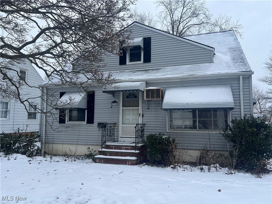 Investor or owner-occupied opportunity in Garfield Height and is POS compliant. Duplex is comprised of a one bedroom/one bath upstair's unit and a two bedroom/one bath downstair's unit.  Both units have separate electric and gas meters. Upstair's unit is occupied by a long term tenant paying $750 per month with a lease that expires 12/31/26. The vacant downstair's unit has full access to the basement which includes a washer/dryer set and the two car detached garage. This unit was recently vacated and does need some cosmetic upgrading. The current owner had the electrical updated  including hardwired smoke/CO detectors. Seller will consider cash, conventional, or FHA offers.