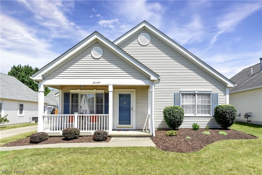 Prepare to be Moved! In The Commons of Waterford Crossing, this stunning Ranch detached cluster home offers the perfect blend of modern elegance & cozy comfort. Having hardly been lived in (snow-bird seller) it boasts 2 bedrooms & 2 full bathrooms & is perfect for those looking for a low-maintenance lifestyle. Upon entering, you'll be greeted by a tile foyer w/ a convenient coat closet. The main floor features vaulted ceilings, creating a light, bright, & airy feeling throughout the home. The living room boasts a cozy gas fireplace & opens up to the dining area, making it perfect for entertaining. The spacious kitchen offers plenty of counter & cabinet space, as well as a casual dining area or morning room w/ vaulted ceilings & skylights. The main floor also includes a laundry room w/ a utility sink & cabinets, making chores a breeze. The primary bedroom features a walk-in closet & an ensuite bathroom w/ a walk-in shower. The 2nd bedroom also has a walk-in closet & is spacious & the 2nd full bathroom is just steps away, offering privacy for guests. This home also includes a bonus sitting room, perfect for a home office or extra living space. Enjoy the convenience of an attached 2-car garage, for keeping your vehicles safe & protected. The welcoming front porch & shared courtyard w/ a gazebo provide a great space to relax & enjoy the outdoors. The wooden privacy fence adds an extra level of privacy to this beautiful home & w/ landscaping & snow removal taken care of by the HOA, you'll have more time to relax & enjoy your new home. Located in the desirable Strongsville community, this home is near all the amenities the area has to offer. Enjoy shopping & dining at Southpark Mall, easy access to I-71 & I-80, & nearby parks, & senior & recreation centers. Leave the hustle & bustle behind & come home to The Commons of Waterford Crossing. Contact us now to schedule a showing & experience the charm and convenience for yourself.