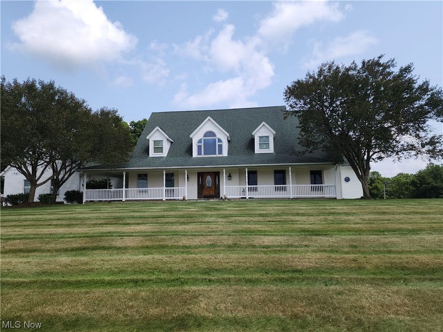 Country Horse  Estate with 5066+ Finished Square Feet In an UpScale Country Ranch Home ( YellowStone Has Nothing on Us) Situated on 61.942 Acres with Pasture Fenced for Horses, Cattle or Buffalo with 120' x 60' Steel Super Structured Barn Complete with 4 18' wide x 14' high Overhead Doors, 5 Horses Stalls, 2 Aditional Movable Stalls, Tackroom, 18'6' x 9'4" HayLoft, 60' x 12' leanto lofting Shed, Plus 60' x 80' indoor Riding Arena Plus outdoor Corral & White Picturesque Fenced Front Pasture, Residence is 20 Rooms on 3 Floors, (2 complete Living Areas) Containing 4 or 5 Bedrooms, 2 Foyers( Front is a Stunning 3 Story atrim ), 4 & a Half Baths, Formal Living & Dining Rooms, Large Country Kitchen Fully Applianced with Double Wall Ovens, Tremedous Master 1st Floor Suit, Main Floor Office, Second Floor Sitting Room With Large Arched Window, Main Floor Great Room, 2 Spacious 2nd Floor Bedrooms (one is a Double Room Suit) each with Private Baths, also 2nd Floor has an Unusual  Architecturally Unique Walkway Overlook as 2nd Floor Access to Both wings of 2nd Floor allowing viewing Access to Front Froyer, Rear Great Room & the Vista Throu Large Arch Window Out the rear of the Home, The Home has Oak Custom Cabinetry & Trim By "Sealock" with Unusual Built Ins Throu out the Home, Residence is entered from a 60' X 23'6" Front Porch, With a 27'6' x 50'6" Rear Porch Plus a  Covered 50' x 24'  Entertaing Rear Portico with One Additional 11' x 8' side Porch Accessing the Mud Room