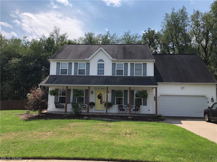 Welcome to this well kept home that is perfect for you and your family! This home sits back in the cul de sac of a fantastic development. This beautiful home that features 4 bedrooms, 2.5 baths, a large fenced in backyard and plenty of room to entertain in.  A beautiful kitchen that walks out to a private back yard with a deck and a patio. The master suite has its own bath, along with a large walk in master closet. There is a large bedroom above the garage that is perfect for any family member. All the appliances are GE and within 5 years of age.