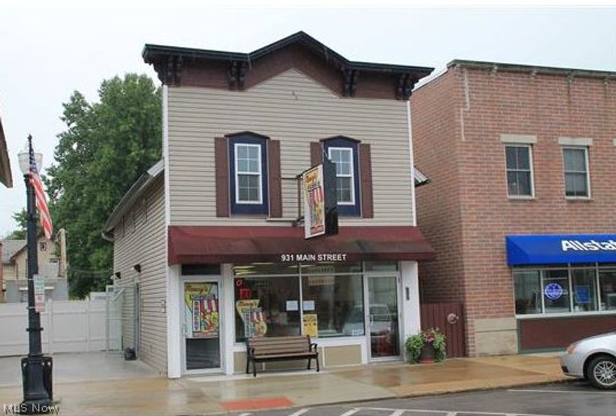 Ready to go business! Was bakery- could be sandwich shop, bakery, ect. All newer equipment stays! Completely redone w/ ADA restroom. Outdoor private area for dining ect. Seller has redone almost everything! Apartment up for owner or rental. Charming small town and quick start up here for your own business! Affordable too!!
