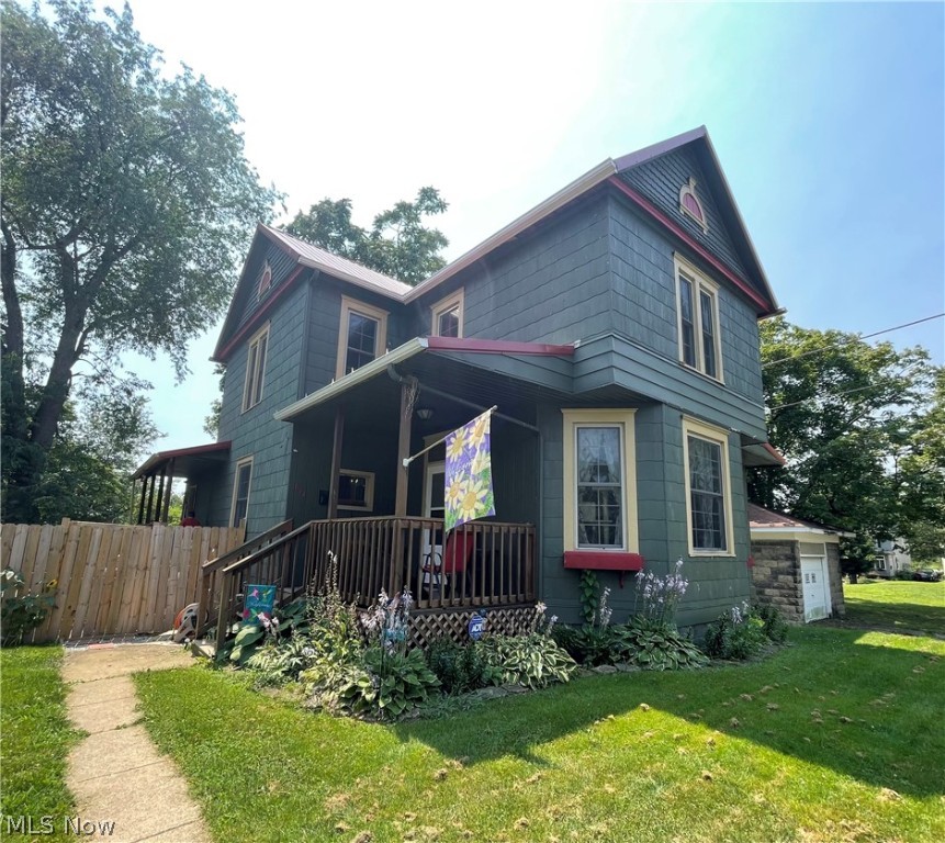Take a look inside this well-maintained home on the north side of Cambridge! Over 2,000 square feet of living space! Home offers 5 beds, 2 full baths, spacious living room, formal dining room, full basement, and more. Large master bedroom on the first floor that has the potential to become a home office, private movie theater, gym, or whatever you'd like! Laundry area located in second floor bathroom. Enjoy the private, backyard view from the deck. Fully fenced-in yard perfect for entertaining, children, or your furry companions! New hot water tank, front porch gutters and updated first floor bathroom in 2021. Newer kitchen and bathroom flooring. Shed will convey with property. Make this home yours! Call today for a private tour.