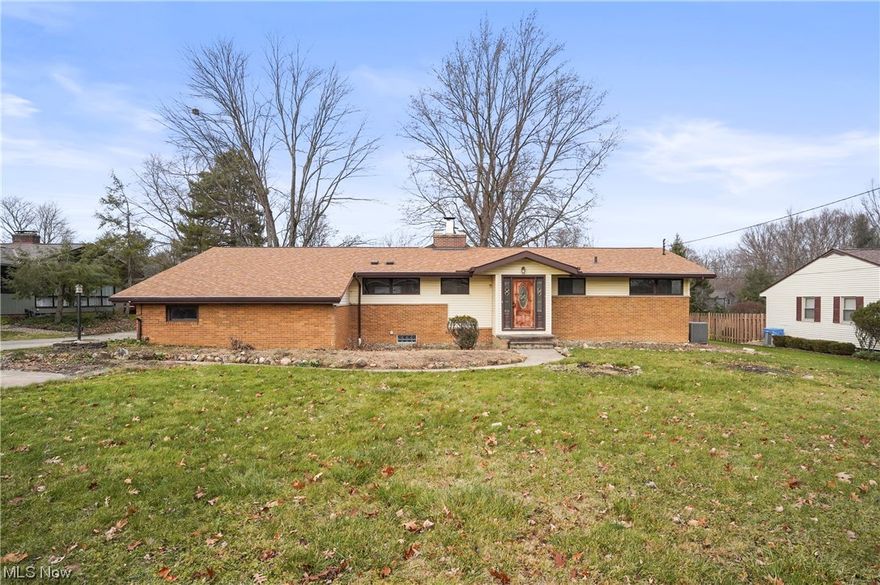 Welcome home to this beautiful contemporary ranch with open floor plan, wood floors, and two fireplaces. The bright open eat in kitchen offers an island, plenty of cabinets and counterspace. Gorgeous sunroom with plenty of windows to let the natural light shine through and two doors leading to the large deck with built in bench and leads to the backyard, shed. There are three bedrooms and two full bathrooms to finish the first floor. The finished lower level has plenty of space for workout area, office, etc., and plenty of storage space. There is a two-car attached garage with concrete driveway. Convenient location, close to retail, restaurants and highway. Brecksville-Broadview Heights schools. Ready to move right in!