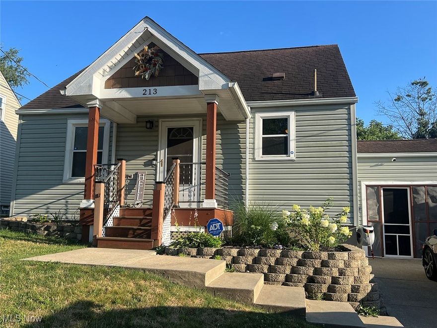 Welcome home to 213 Willow Ave NE. This cozy and adorable 2-bedroom bungalow is looking for a new owner. This home has been well-maintained and loved by the current owners. The main level has a spacious living room with beautiful wood flooring, an updated eat-in kitchen with tile backsplash and stainless steel appliances, a remodeled full bathroom with dual sinks and tile surround bath/shower combo, and a bedroom. Upstairs, you will find the large 2nd bedroom. The lower level gives even more living space with a finished recreational room, office space, half bath, and laundry room. Outside, you will enjoy the private fenced-in yard with fire pit, deck, raised garden beds, and a newer large 12 x 16 shed with cement flooring. Call today to set up your private showing.