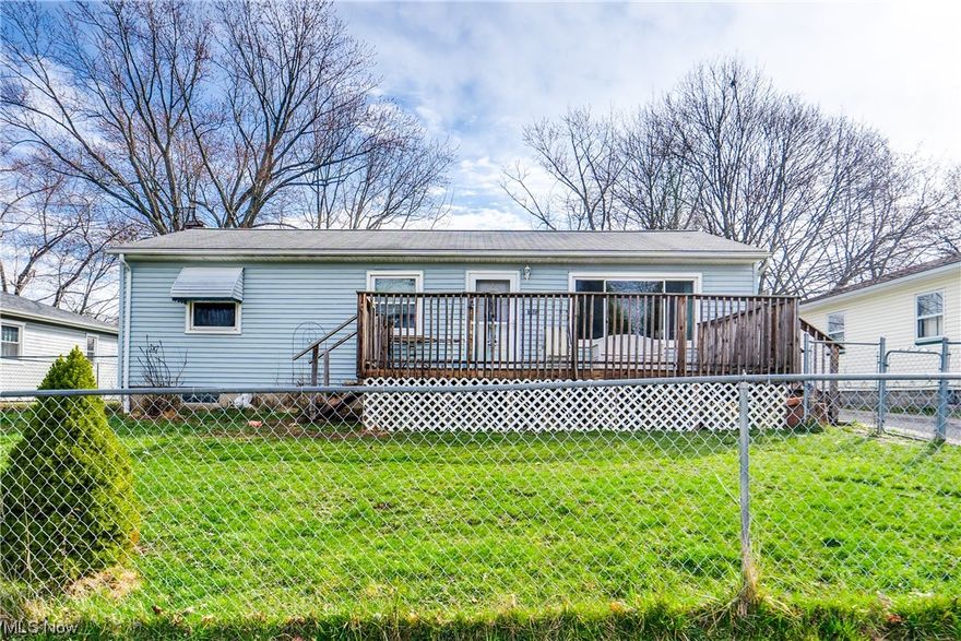 Make this adorable ranch in Springfield School District your new home! The fully fenced-in front yard and front porch welcome you into to this well-maintained house. Step inside and enjoy the cozy living room, with hardwood floors that flow throughout the main level. The eat-in kitchen comes with all appliances and offers ample cabinet and countertop space along with a pantry cabinet equipped with slide out drawers! The three bedrooms are all adorned with hardwood floors and adequate closet space. A full, handicap accessible - with a seat and handrail in the shower - bathroom complete the first floor. Downstairs find a fully waterproofed (lifetime warranty through Ohio State Waterproofing) partially finished, full basement that offers additional living space and plenty of storage space. There is currently a laundry hook up on the first floor as well as in the basement. The spacious two car garage is outfitted with electricity (house has 200 amp service) and has extra storage space. Make this great house your home today!