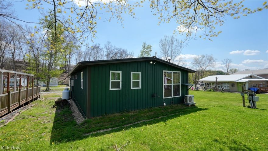 This adorable 2 BR, 1 story is located on Lot 273 Winnebago in Seneca Resorts Campground. You are a short walk to the pool or a few minutes drive to Seneca Lake. This property can be used for year round fun or winterized and used seasonally. The home also has a cute Amish made kitchen, open concept living area, laundry room and a large covered & screened in porch. There is also a large storage shed. Generator is negotiable.