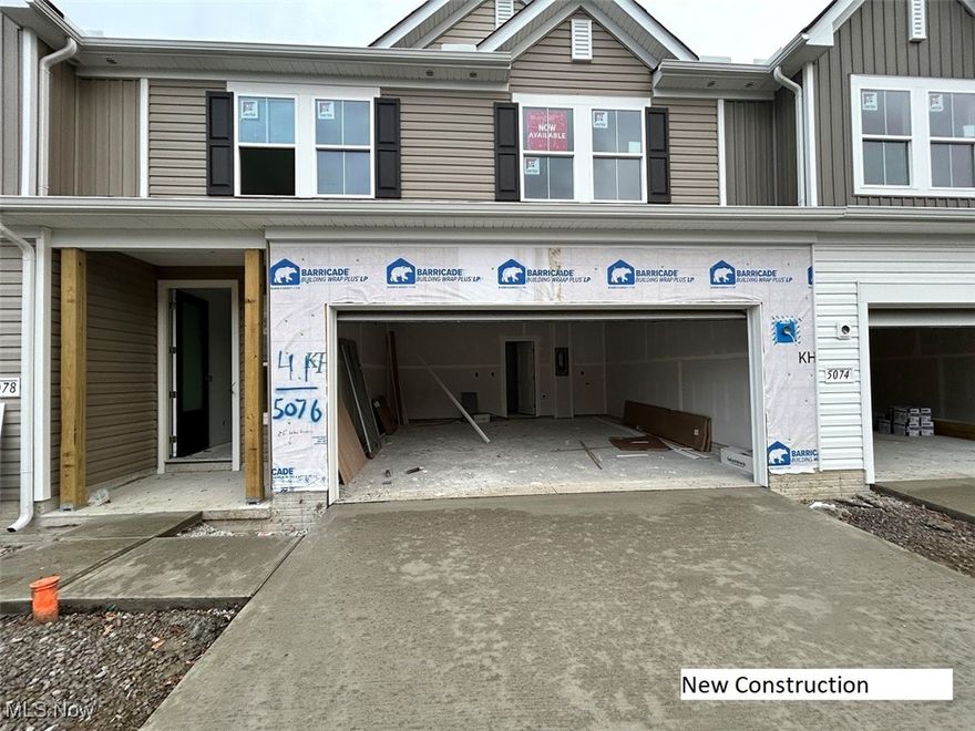 Move in ready by mid January! this stunning townhome in Shepherds Glen delivers exceptional value for new construction in one of Willoughby’s most convenient and desirable locations. this home features a first-floor owner’s suite and first-floor laundry, making everyday living simple and accessible. The open layout includes a spacious kitchen with a large 8-foot island, granite countertops, and white cabinetry perfect for entertaining or daily use. Enjoy a quiet morning or evening on your  back patio, overlooking a private homesite. With landscaping, lawn care, and snow removal all handled for you, you can spend more time doing what you love and less time on maintenance. Shepherds Glen offers a low-maintenance lifestyle just minutes from I-90, Route 2, shopping centers, restaurants, and downtown Willoughby—only a 7-minute drive away. Model home available for tours so you can get a true feel for the layout and finishes before move-in. Plus, take advantage of special builder financing options that can make owning this home even more affordable than similar resale properties on the market. Contact us today to schedule your private tour. At this price point, this home won’t last long!