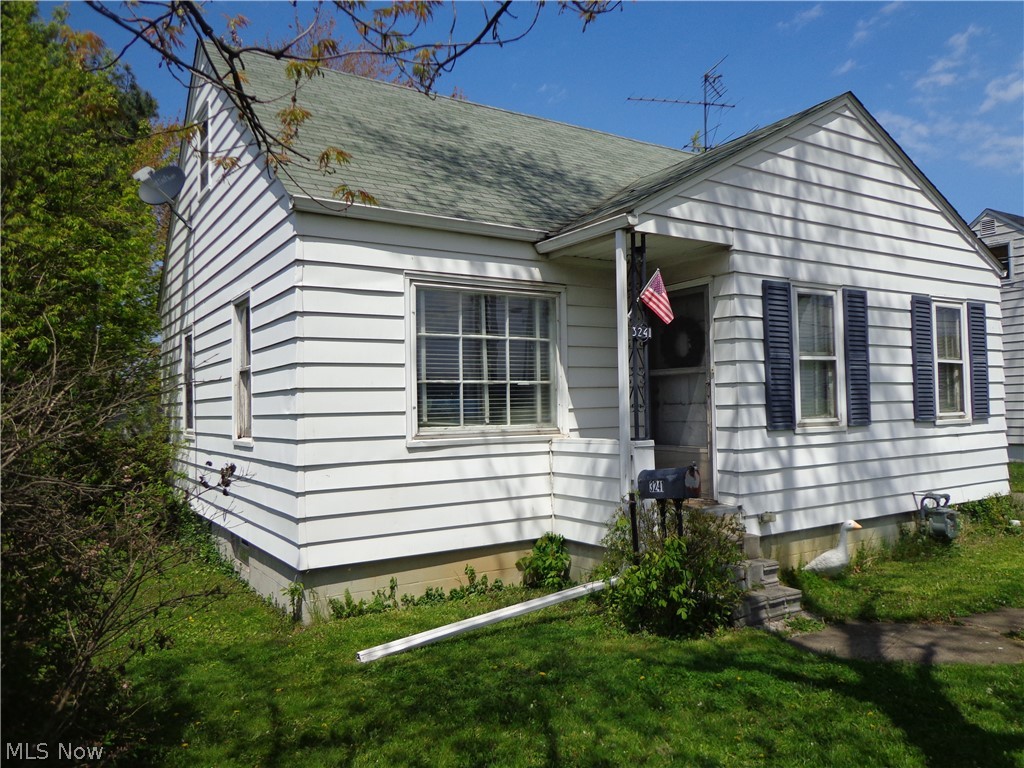 This Cape Cod style house is located across from the post office and right around the corner from Maple park which has a playground, ballfield, and pavilion. It is not too far from the lake and hinges right on the border of Sheffield. By finishing the upstairs you can instantly add property value and expand your space to another room. Hardwood floors can be found in the bedrooms and under the carpet on the first floor. There is a nice back yard with space for entertaining and enjoying the warmer months. This could also be a nice first house transitioning this into an investment property.