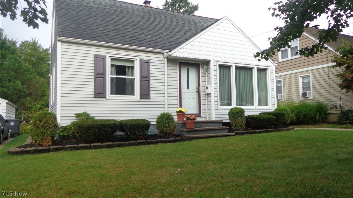 After a chilly winter and an adjustment in price this Cape Cod style house is back on the market. It's right down the street from the park which boast basketball courts, baseball diamonds, open fields and a pavilion to host your summer events. The home itself has been in the family for many years and has a newer roof, newer furnace/ac, vinyl siding, hardwood floors, new stainless appliances, updated electric box, addition that expands the kitchen, and easy access to highway. The surrounding street has well kept homes and yards with sidewalks making this a great area for walking. This house should have no problem passing VA or FHA loan approval and all appliances are included for those on a tight budget. It literally is ready to be lived in so come take a tour today, it's worth a look.