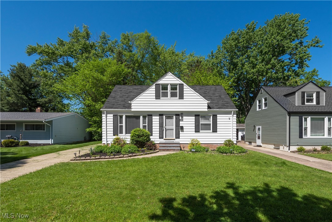 4 Bed 3 Bathroom Cape Cod. Meticulously maintained and updated throughout on an oversized lot. Beautiful hardwood floors. Great natural light throughout the home. Updated eat in kitchen features new flooring, cabinets, lighting, and granite countertops. 2 beds on main floor with 2 bedrooms upstairs with a full bathroom. All three bathrooms are updated. Lots of storage and closets. Finished basement with full bathroom. Easy access to highways, shopping, hospitals, parks, and community attractions. Immediate occupancy. Seller is providing a home warranty for buyers and willing to entertain helping buyers with closing costs.