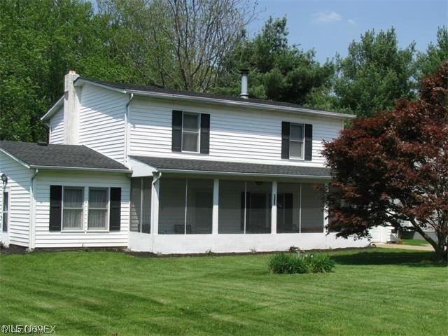 Priced to sell. Large eat-in kitchen, family room and living room with fireplace. Screened front porch, newer roof 2nd floor bath redone, ceiling fans. Beautiful country feeling. Portable air conditioners.
