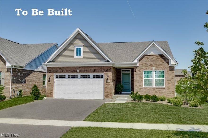 The Bramante Ranch will make you happy to call it home. The foyer welcomes you in, and a convenient arrival center sits off the garage. Gather around the island in the gourmet kitchen that features a large center island, lvp flooring and beautiful espresso cabinets. The family room includes is open to the kitchen, dinette and back porch. Family and guests will enjoy complete comfort in the spacious bedrooms and full bath. Your luxurious owner's suite features a tray ceiling, along with a double bowl vanity and walk-in closet for a spa-like feel. The basement is finished for even more living space. Pictures for Illustration only, See sales rep for more information. To be built.