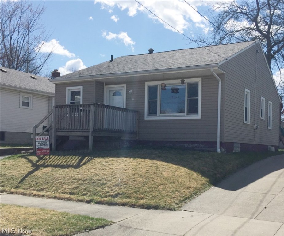Charming 3 bedroom Ranch completely updated! Water Heater 2010, New roof and siding done in 2009, all new electrical done in 2005, BRAND NEW barn built in 2013. Kitchen and bathroom completely remodeled 2005, dual storm windows through entire house 2004, new cieling 2005. Furnace replaced 2006, basement full, partially finished with oversized bedroom. Large fenced in backyard with playset and tire swing! This home has been well maintained and taken care of. All updates done by current owners to transform a once outdated home into a warm and inviting dwelling!