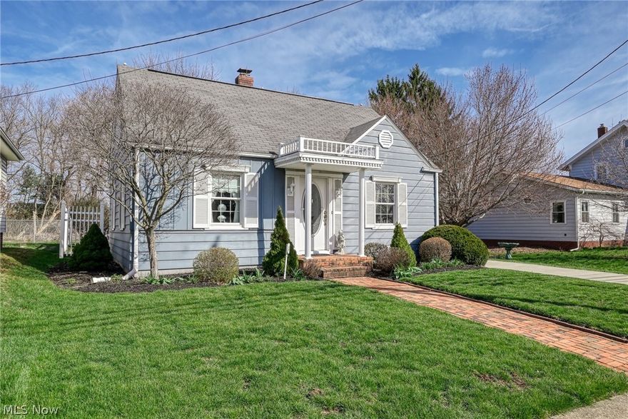 This beautifully maintained and lovingly cared for home is move in ready!  What an adorable floor plan!  Spacious living room with fireplace, convenient kitchen with a good amount of cabinet space, two bedrooms and a full bath on the first floor plus a very large bedroom with plenty of closet and storage space on the second floor.  The beautiful finished lower level offers and additional 482 square feet of living space with a welcoming rec room and dining area plus a full bath, a workshop, a laundry room and a storage room.  The welcoming covered porch overlooks a lovely backyard.  So conveniently located near shopping and dining.  Call today!